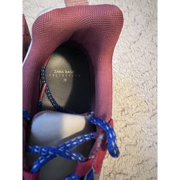 Zara Collection Shoes Sneaker Women 9 Multicolor Retro Comfortable - Picture 5 of 5